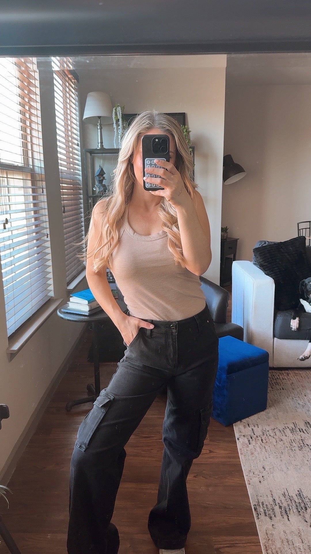 Amelia Scoop Neck Ribbed Tank