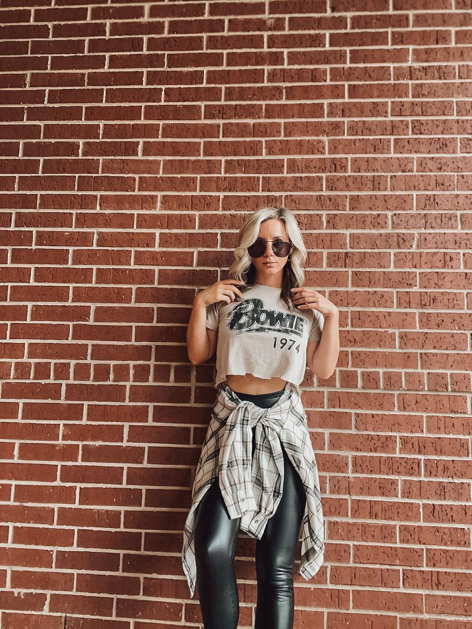 Bowie 1974 Cropped Tee