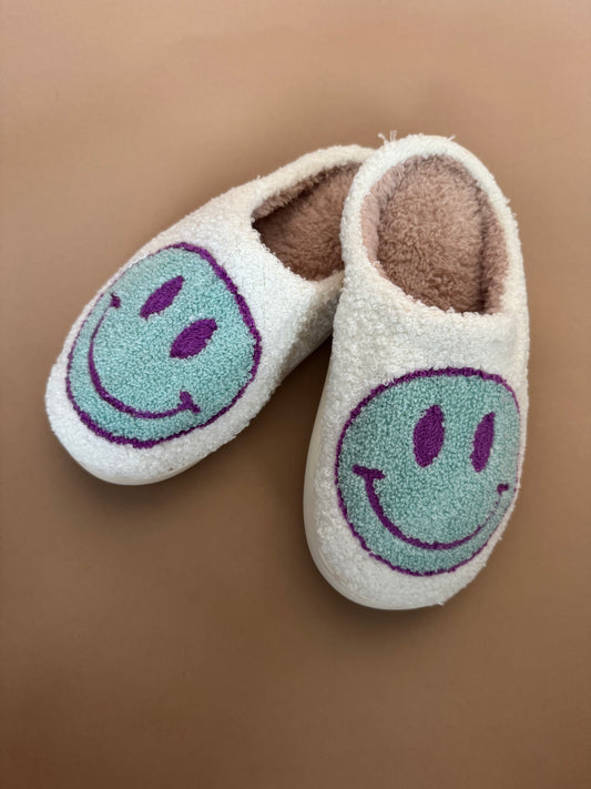 Melody Smiley Face Slippers