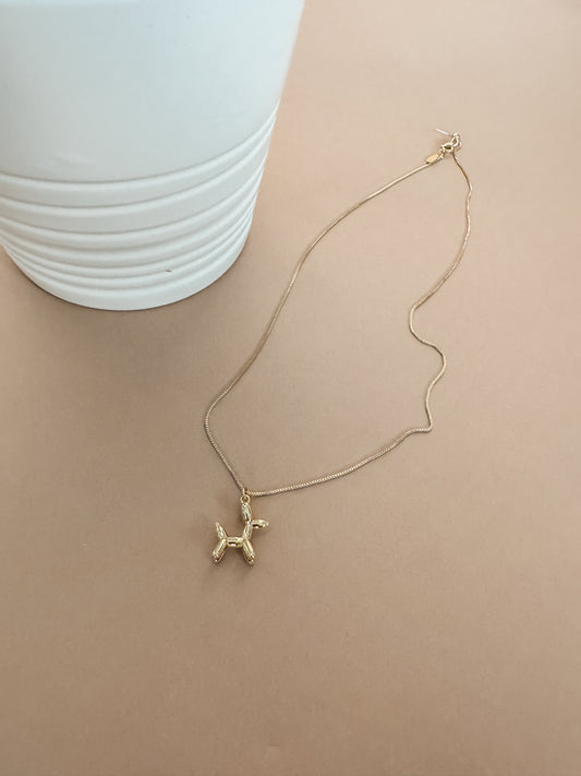 Balloon Dog Necklace