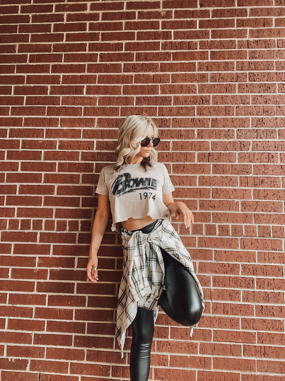 Bowie 1974 Cropped Tee