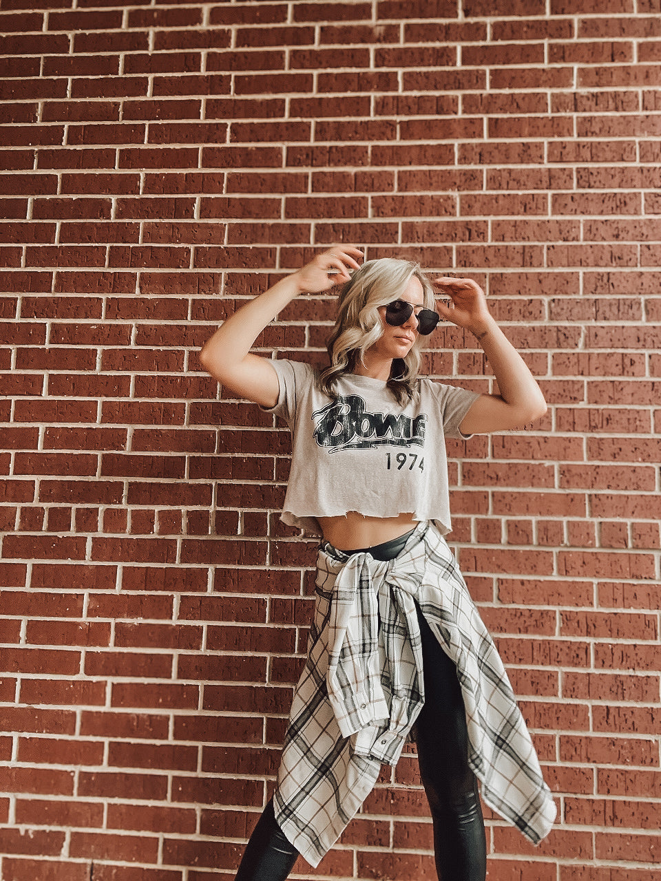 Bowie 1974 Cropped Tee