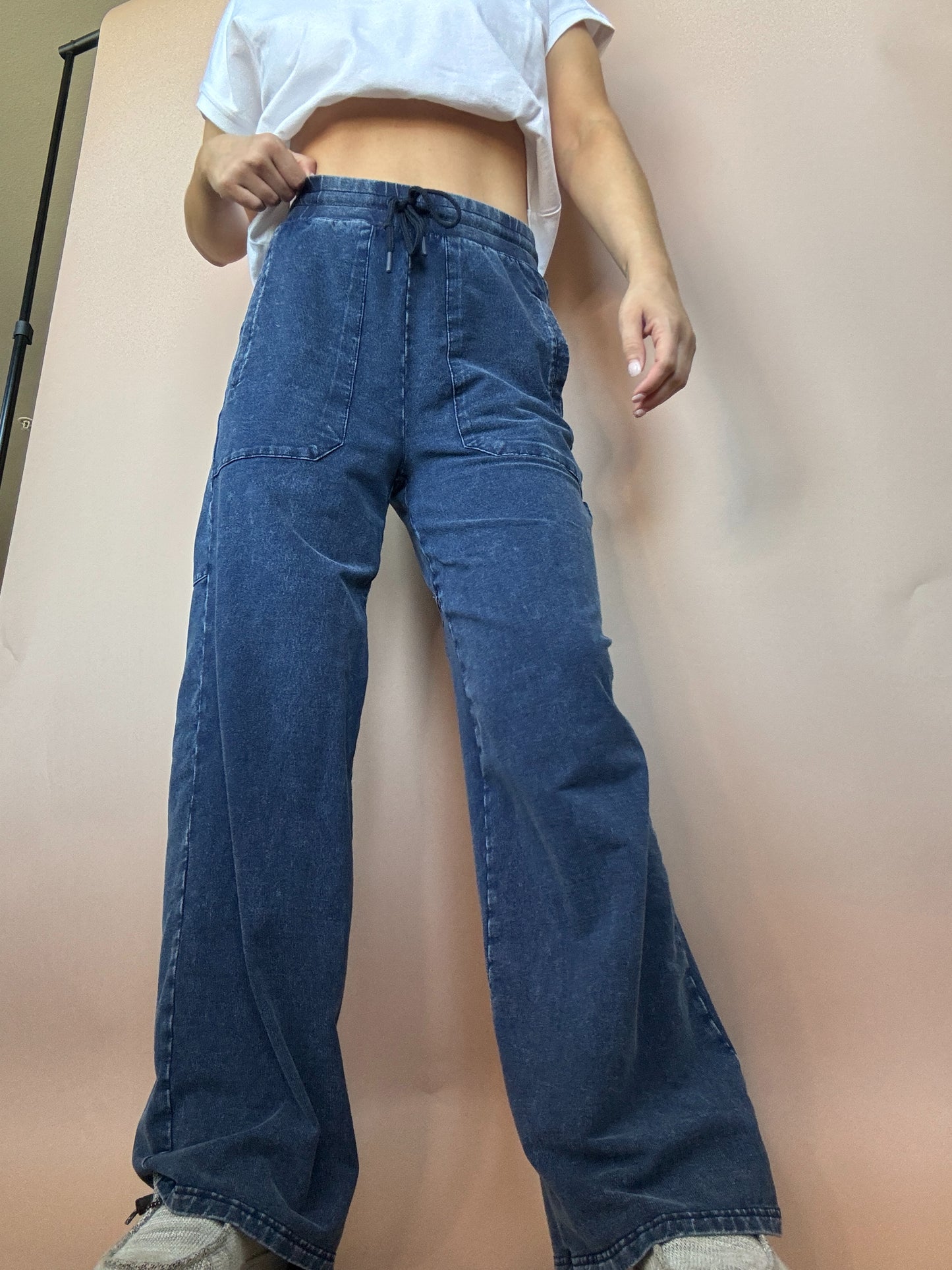 Almost Denim Cargo Pants