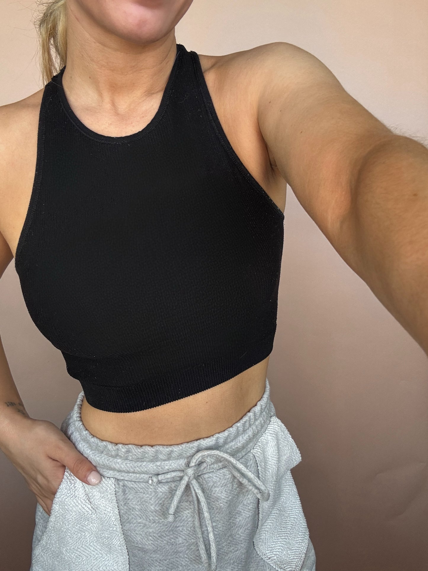 Basic Ribbed Racerback Tank