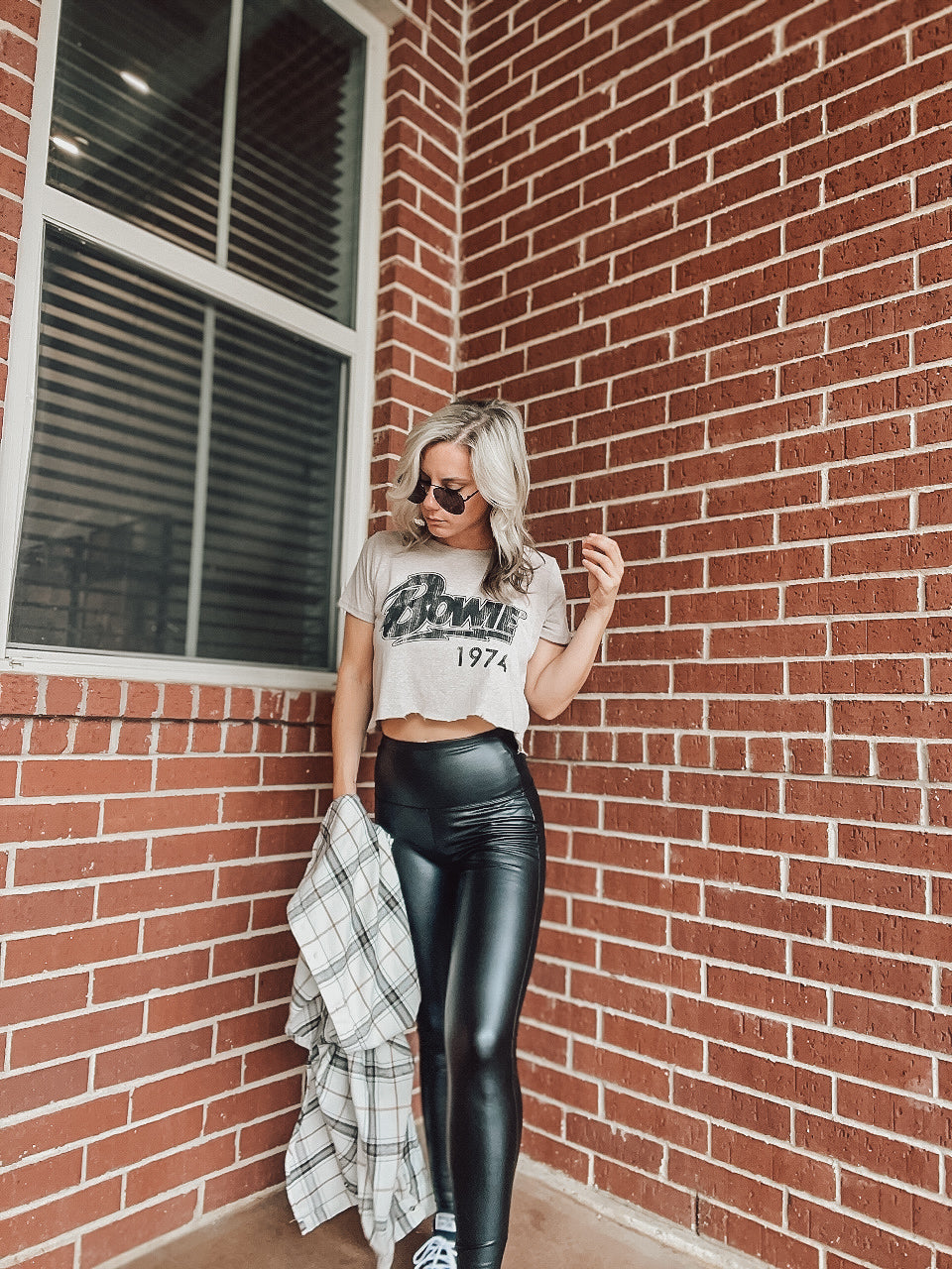 Bowie 1974 Cropped Tee