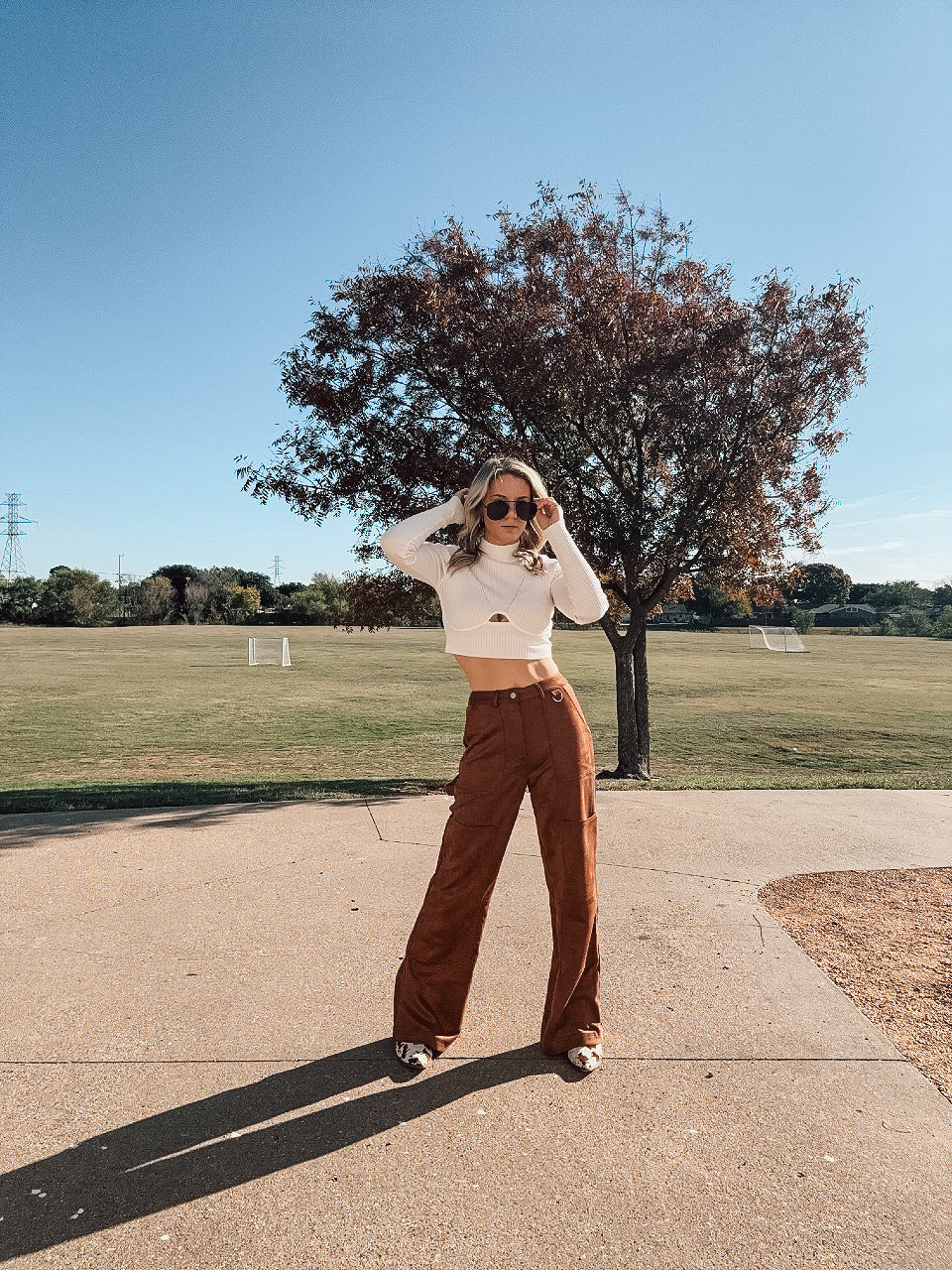 Midnight's Mock Crop Top