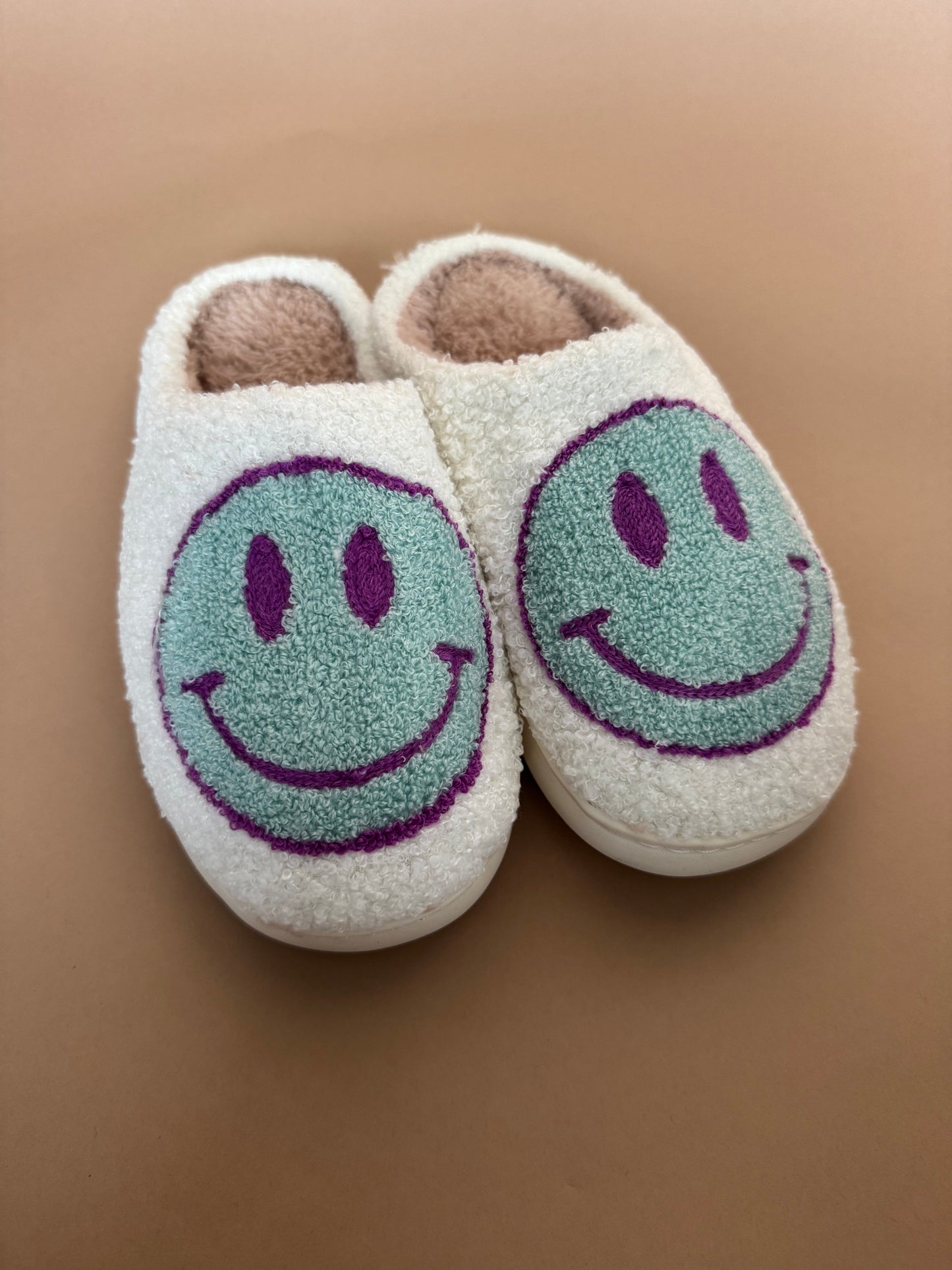 Melody Smiley Face Slippers