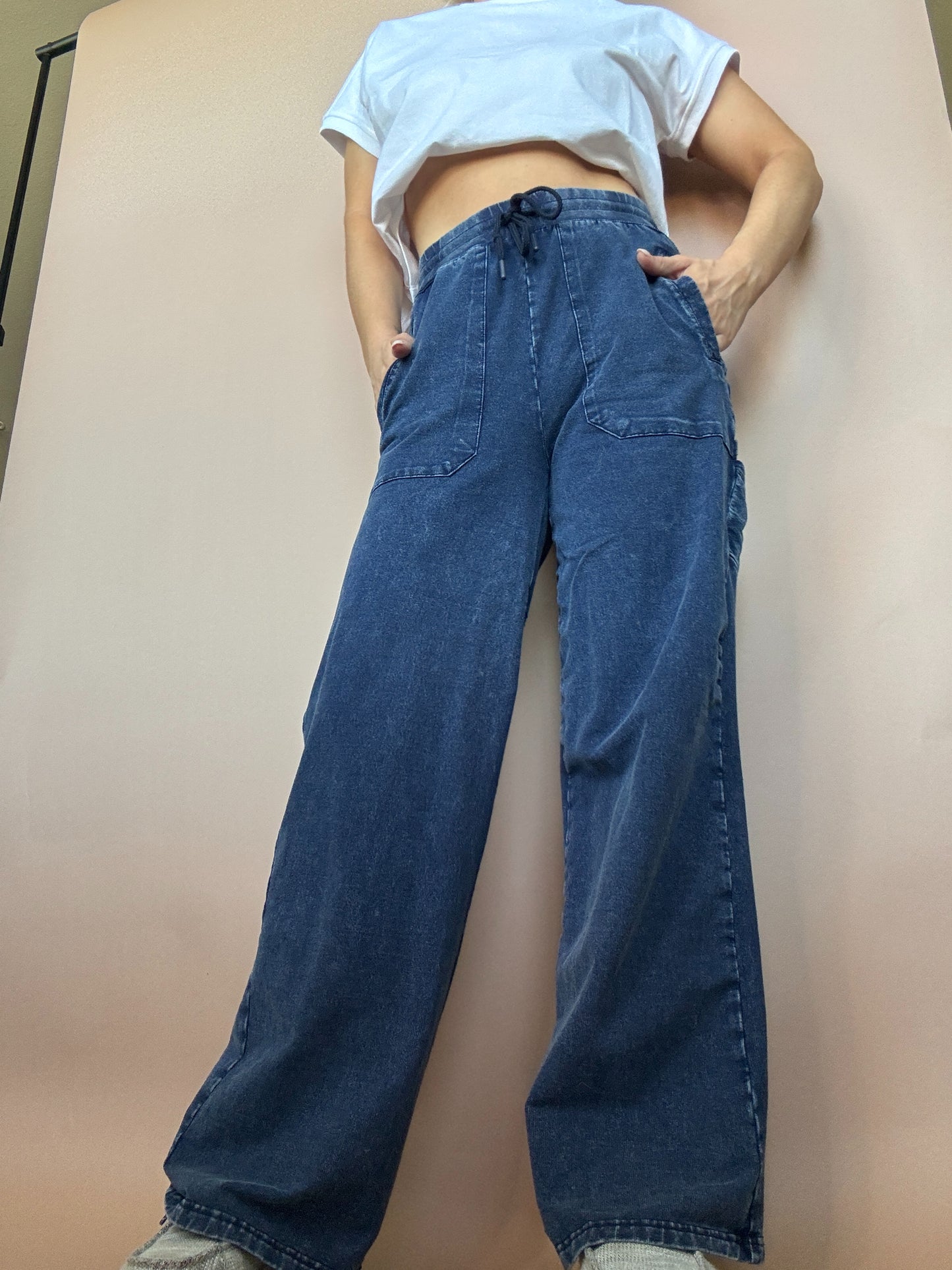 Almost Denim Cargo Pants