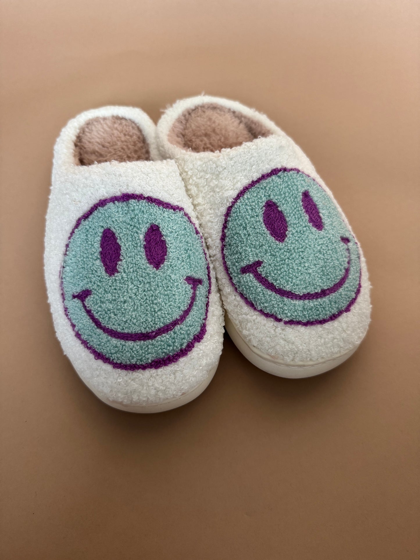 Melody Smiley Face Slippers