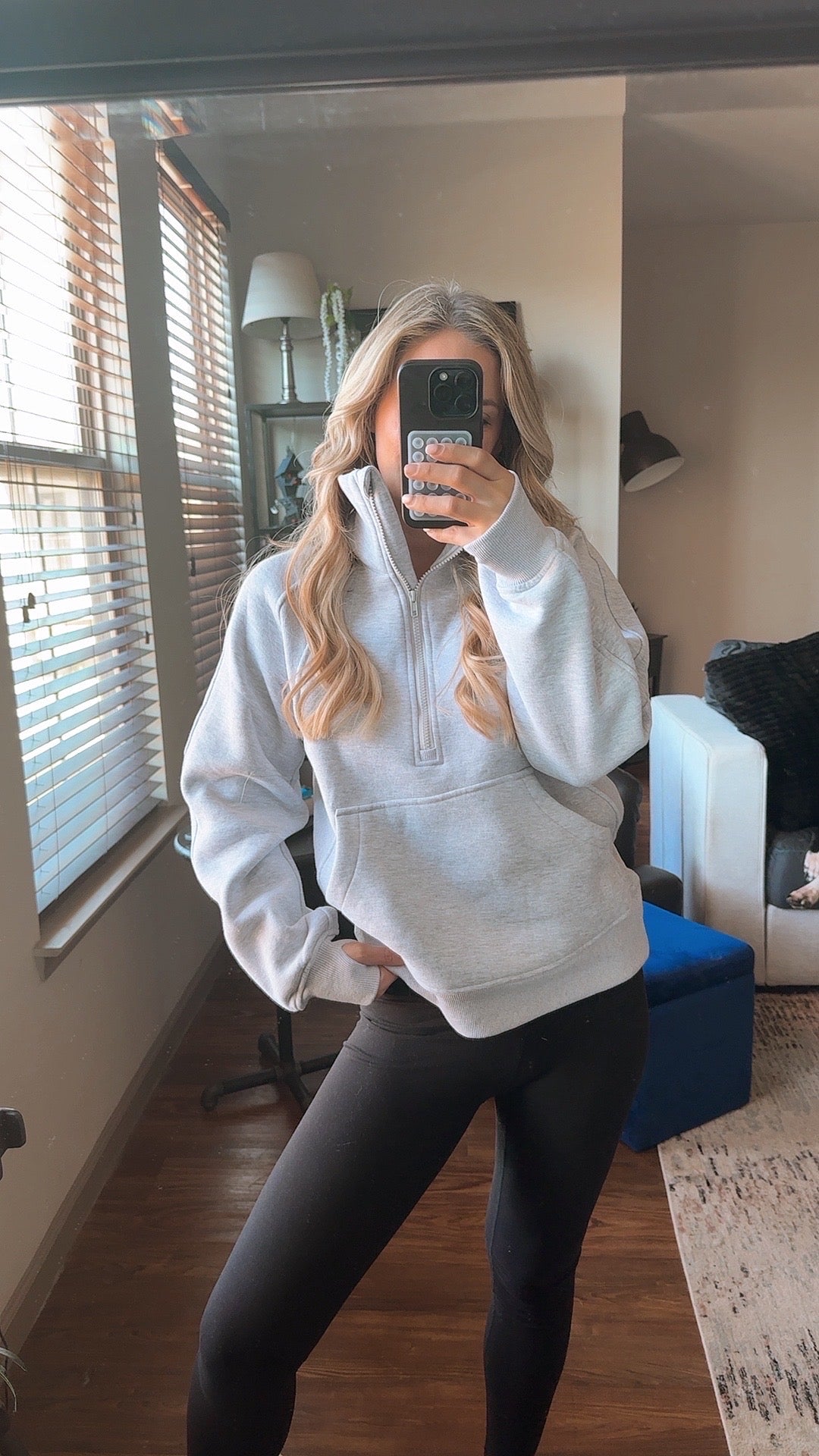 Drifter Raglan Sleeve Sweatshirt with Kangaroo Pocket